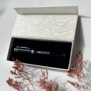 【團購商品，10支起做】北科大經典典雅鋼珠筆禮盒_琴鍵黑