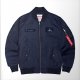 NTUT FORCE MA-1飛行夾克2.0新紅樓款_海軍藍