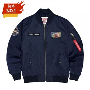 NTUT FORCE MA-1飛行夾克2.0新紅樓款_海軍藍