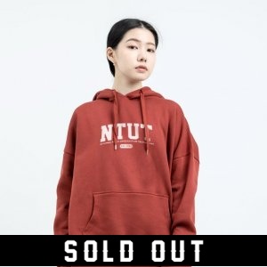 NTUT經典學院風帽T_磚紅(已完售)