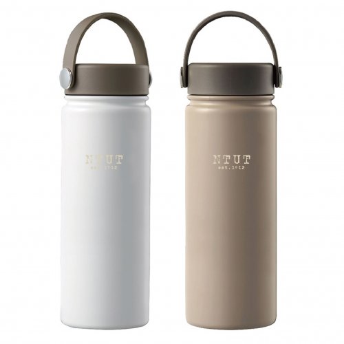 【團購商品，24個起做】NTUT大地色系手提陶瓷保溫杯550mL_可可牛奶/奶油白(需24倍數)