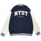 NTUT美式經典棒球外套_靜謐藍
