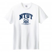 NTUT紅樓學院風純棉短T_白