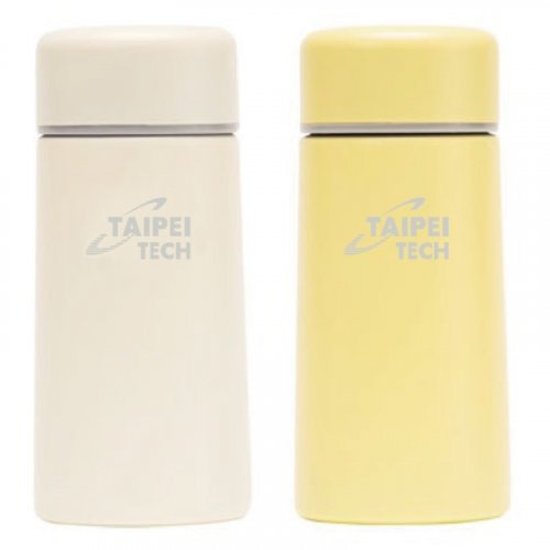 【團購商品，10件起做】NTUT輕巧口袋保溫杯150mL_米白/鵝黃