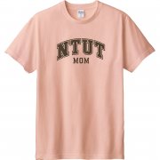 NTUT北科媽媽短T_霧灰粉