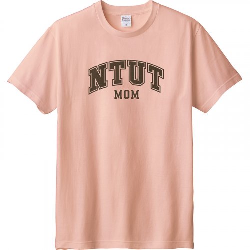 NTUT北科媽媽短T_霧灰粉