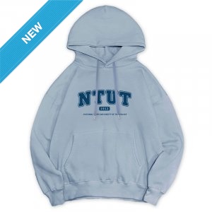 【預購已結束，12/19陸續出貨】NTUT冬日輕甜系落肩帽T_冰霜藍