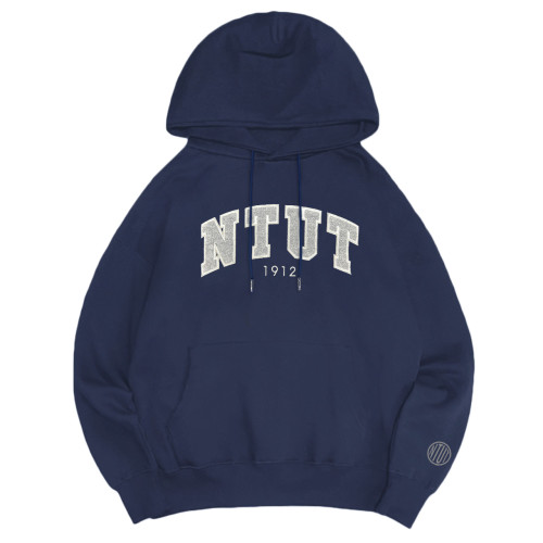 NTUT立體毛巾繡落肩帽T_經典藍 NTUT立體毛巾繡落肩帽T_經典藍