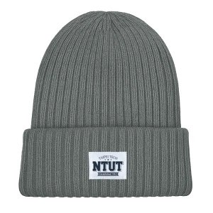 【2025新品上市】NTUT經典織標QQ毛帽_深灰