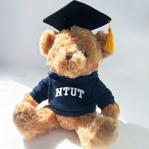 NTUT帽T畢業小熊_深藍 NTUT帽T畢業小熊_深藍