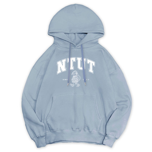 【預購至10/19，11/16陸續出貨】NTUT冬日輕甜系落肩帽T_冰霜藍