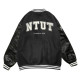 【校慶新品預購！預購至11/9止，12/14陸續出貨】NTUT美式經典棒球外套_夜幕黑
