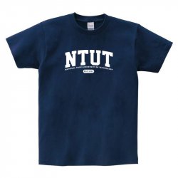 NTUT經典款純棉短T_深藍