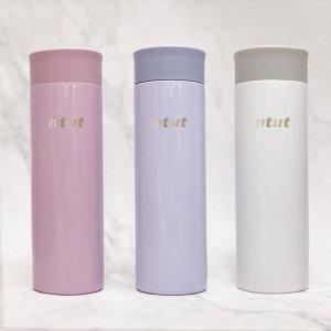 NTUT校徽款療癒系304輕巧保溫瓶300mL_粉紫/粉藍/珍珠白(可混色)