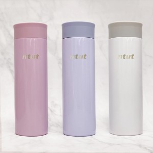 NTUT校徽款療癒系304輕巧保溫瓶300mL_粉紫/粉藍/珍珠白(可混色)